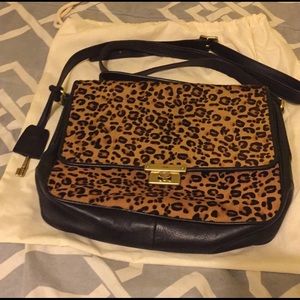 Fossil leopard print cross body
